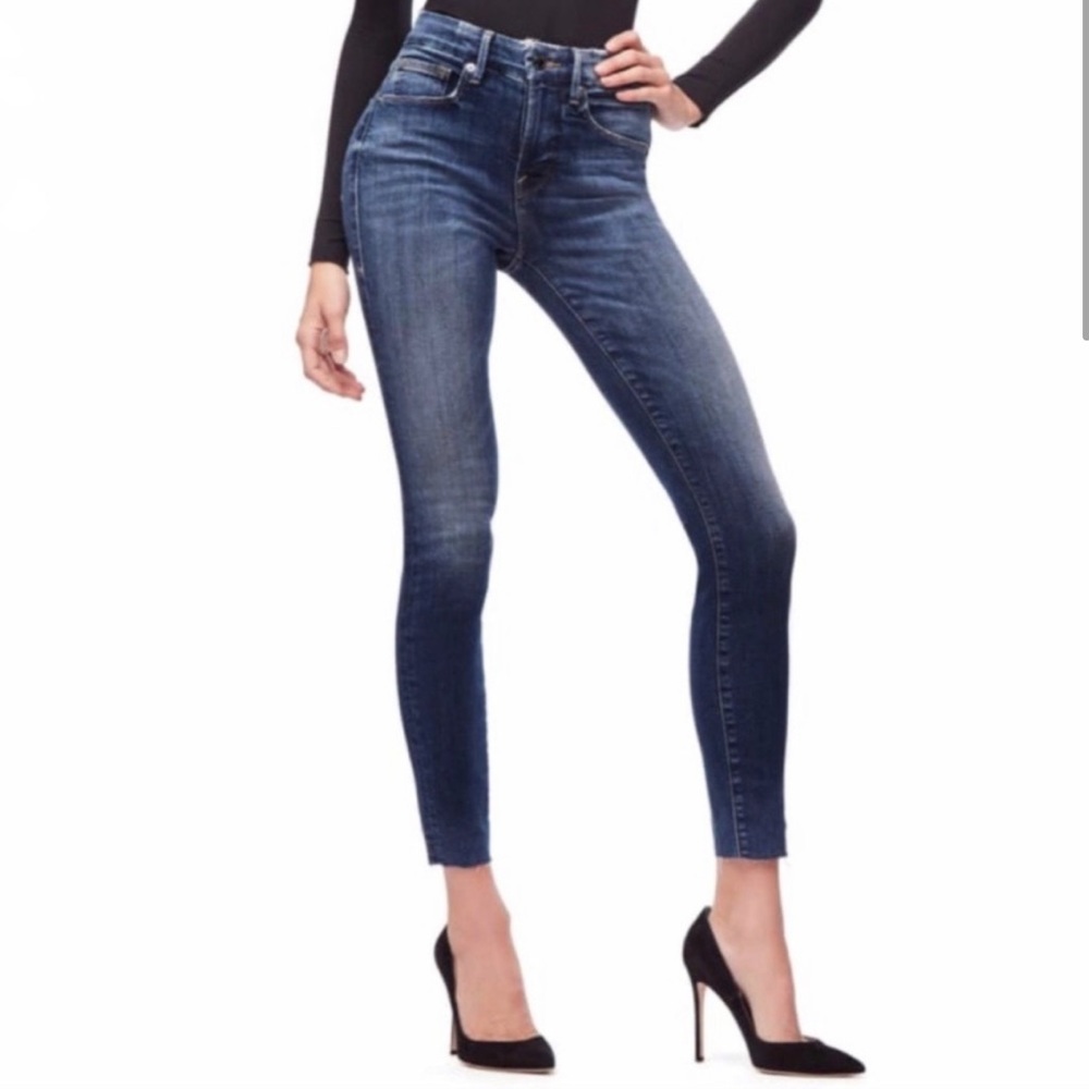 Good American Good Legs Dark Wash Jeans